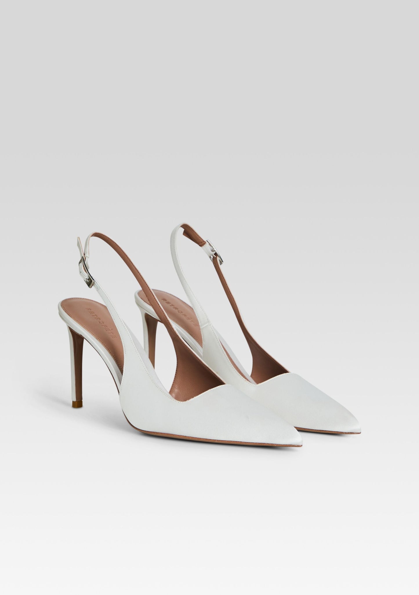 Evelyn Satin Slingback