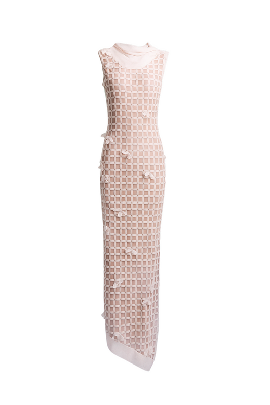 3D COLUMN DRESS